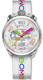 Bomberg Watch Bolt-68 Racing Chroma Carbone White Limited Edition BS45CHSS.049-7.12