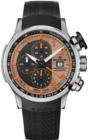 Edox Watch Chronorally Chronograph Titinium 01129 TNCA BENO