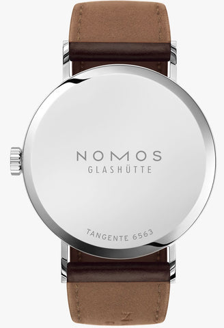 Nomos Glashutte Tangente Neomatik Dore Steel Back