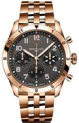 Breitling Classic AVI Chronograph 42 P-51 Mustang Red Gold Bracelet R233801A1B1R1