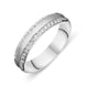 18ct White Gold 0.22ct Diamond Wedding Ring FJT-058