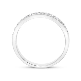 18ct White Gold 0.30ct Diamond Half Eternity Ring