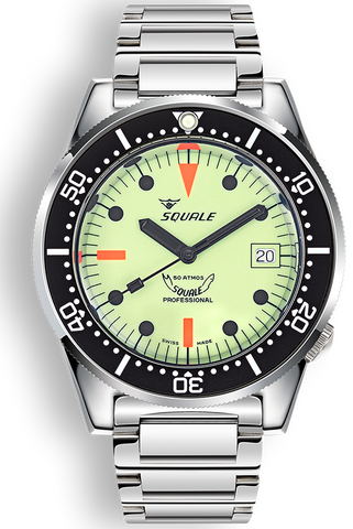 Squale Watch 1521 Full Luminous Bracelet 1521FULL.SQ20L