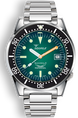 Squale Watch 1521 Green Ray Bracelet 1521PROFGR.SQ20