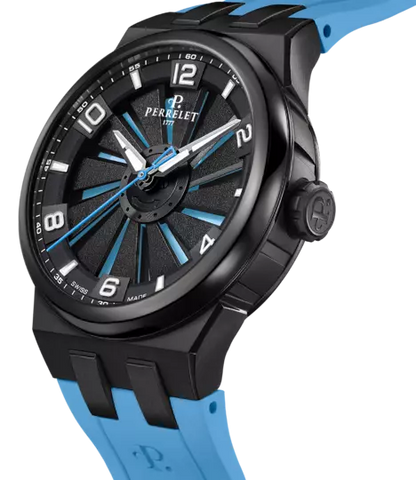 Perrelet Turbine Titanium Ice Blue