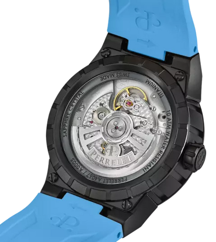 Perrelet Turbine Titanium Ice Blue