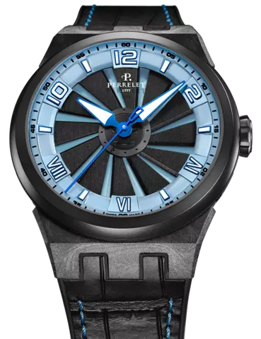 Perrelet Turbine Carbon Ice Blue