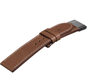 U-Boat Strap Solid SS Brown 7586/Z