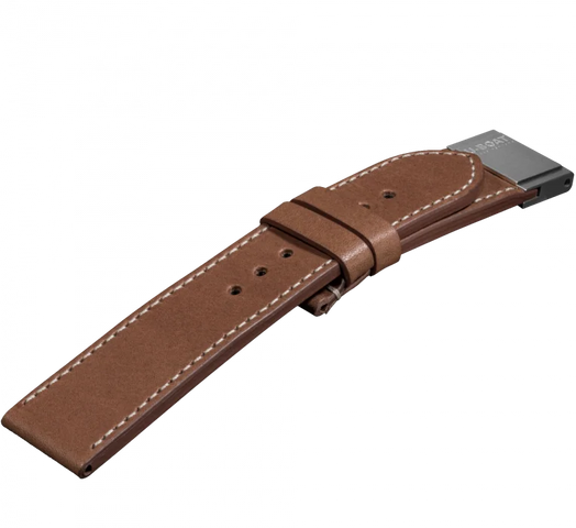 U-Boat Strap Solid SS Brown 7586/Z