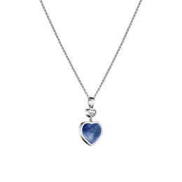 Chopard Happy Hearts 18ct White Gold Mother Of Pearl 0.05ct Diamond Necklace