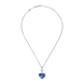 Chopard Happy Hearts 18ct White Gold Mother Of Pearl 0.05ct Diamond Necklace