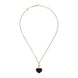 Chopard Happy Hearts 18ct Rose Gold 0.05ct Diamond Aventurine Necklace