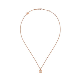 Chopard Happy Diamonds 18ct Rose Gold 0.05ct Diamond Necklace