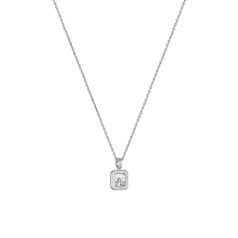 Chopard Happy Diamonds 18ct White Gold 0.40ct Diamond Necklace