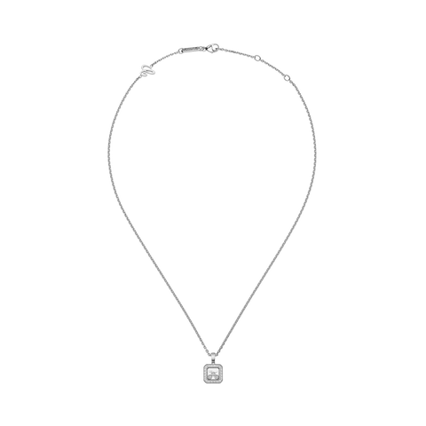 Chopard Happy Diamonds 18ct White Gold 0.40ct Diamond Necklace