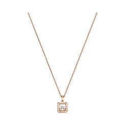 Chopard Happy Diamonds 18ct Rose Gold 0.15ct Diamond Necklace