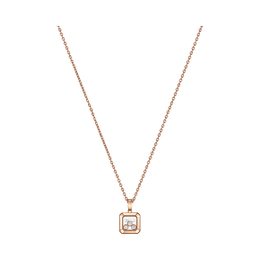 Chopard Happy Diamonds 18ct Rose Gold 0.15ct Diamond Necklace