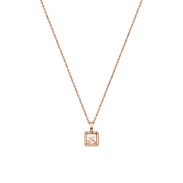 Chopard Happy Diamonds 18ct Rose Gold 0.15ct Diamond Necklace