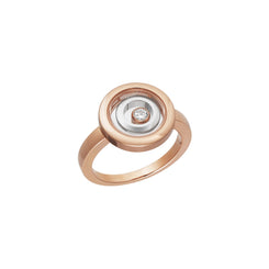 Chopard Happy Spirit 18ct Rose Gold 0.09ct Diamond Ring