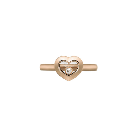 Chopard Happy Diamonds 18ct Rose Gold 0.05ct Diamond Ring