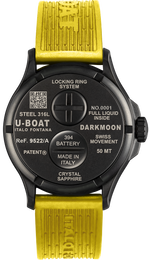 U-Boat Darkmoon 44 Black Yellow Curve PVD