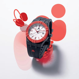 Maurice Lacroix Aikon Tide Black Red White