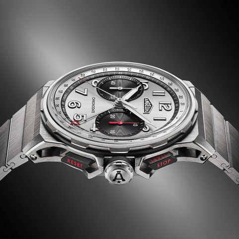 Angelus Chronodate Titanium Magnetic Silver Titanium