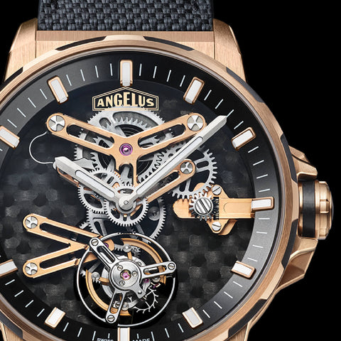 Angelus Gold Carbon Flying Tourbillon Limited Edition