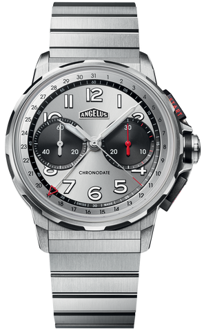 Angelus Watch Chronodate Titanium Magnetic Silver Titanium 0CDZF.A02A.M009T