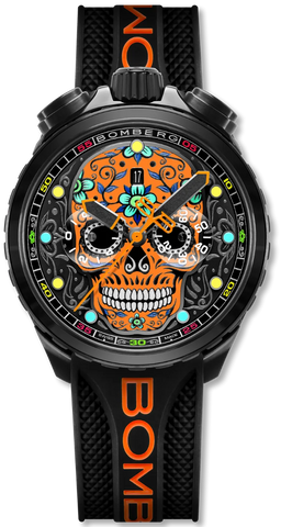 Bomberg Watch Sugar Skull Orange BS45CHPBA.060-9.12