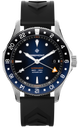 Bremont Watch Supermarine 300M GMT Blue Black Rubber Limited Edition SM40-GMT-SS-BLBK-R-S