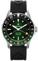 Bremont Watch Supermarine 300M GMT Green Black Rubber SM40-GMT-SS-GNBK-R-S