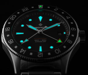 Bremont Supermarine 300M GMT Green Black Bracelet