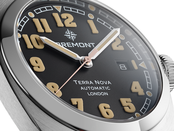 Bremont Terra Nova 40.5 Date Black Leather