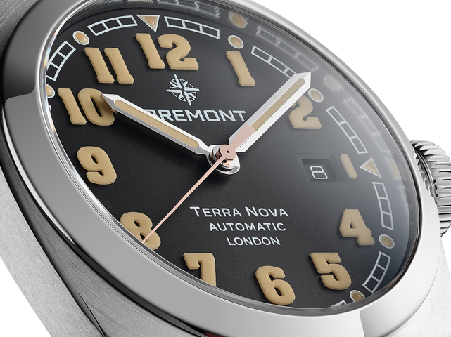 Bremont Terra Nova 40.5 Date Black Leather