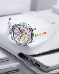 Bomberg Bolt-68 Racing Chroma Carbone White Limited Edition