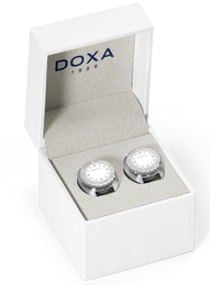 Doxa Cufflinks SUB Whitepearl White