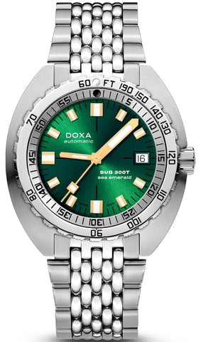 Doxa Watch SUB 300T Sea Emerald Bracelet 840.10.131.10