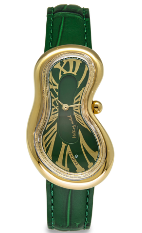 Exaequo Watch Melting PVD Gold Green EX0002.0005