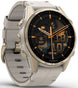 Garmin Fenix 8 43mm Sapphire AMOLED Soft Gold Limestone Leather