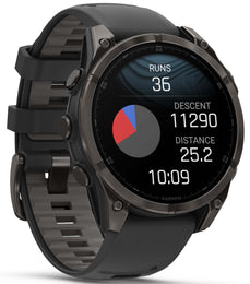 Garmin Fenix 8 47mm Sapphire AMOLED Carbon Grey DLC titanium Black Pebble Grey Silicone