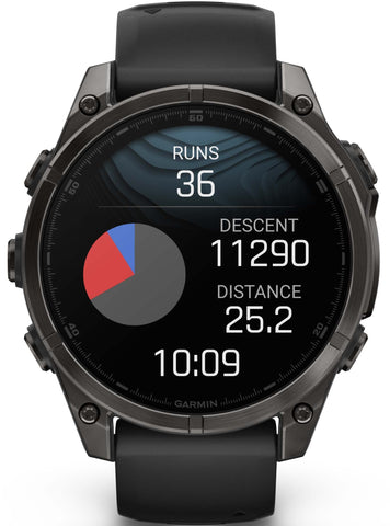 Garmin Fenix 8 47mm Sapphire AMOLED Carbon Grey DLC titanium Black Pebble Grey Silicone