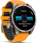 Garmin Fenix 8 47mm Sapphire AMOLED Titanium Spark Orange Graphite Silicone