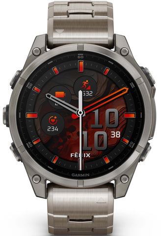 Garmin Fenix 8 47mm Sapphire AMOLED Titanium Bracelet