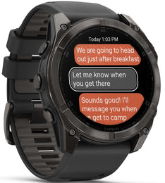 Garmin Fenix 8 51mm Sapphire AMOLED Carbon Grey DLC Titanium Black