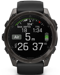 Garmin Fenix 8 51mm Sapphire AMOLED Carbon Grey DLC Titanium Black