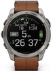 Garmin Fenix 8 51mm Sapphire AMOLED Titanium Chestnut Leather Band