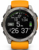 Garmin Fenix 8 51mm Sapphire AMOLED Graphite Spark Orange Titanium Silicone