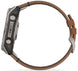 Garmin Fenix 8 51mm Sapphire AMOLED Titanium Chestnut Leather Band