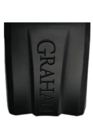 Graham Black Rubber Strap For Chronofighter